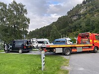 Afgezet op de campingplek