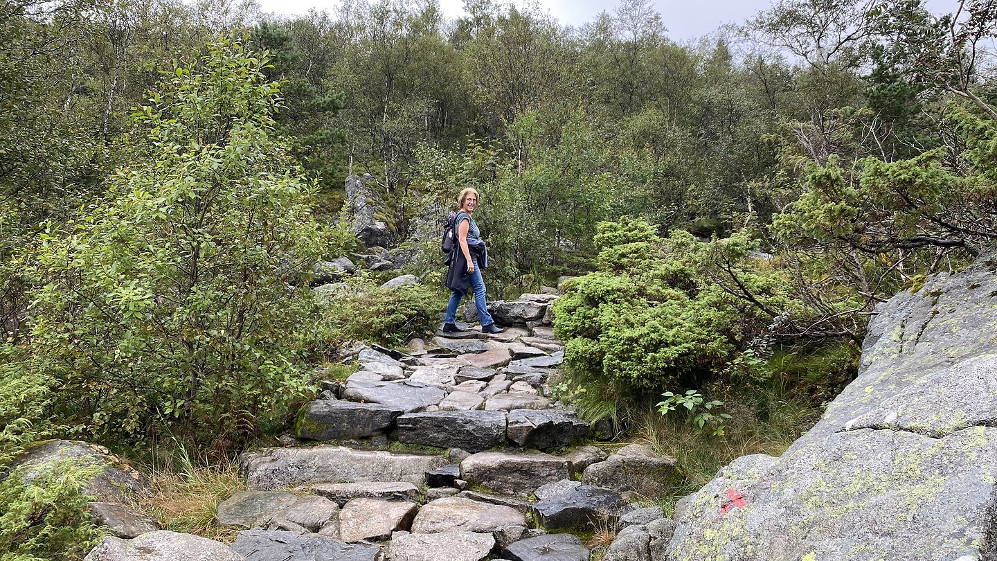 Hike, op de route