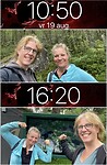 Begin en eind van de hike