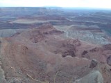 Dead Horse Point Overlook bij zonsondergang