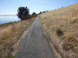 Voet-/fietspad langs San Luis Reservoir