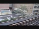 Vanaf metro op hoogte
