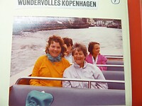 Ma en ik in de rondvaartboot (juni 1985)