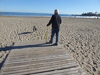 Strand van Xabia met ruimte voor Laica