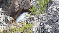 Waterval in NP Lemmenjoki - bovenste deel