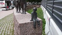 Beeldengroep Ajan Kulku = de loop der tijden in Oulu