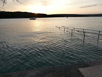 Baai bij camping in Punat.