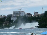 Watervallen bij Schaffhausen (Neuhausen am Rheinfall)