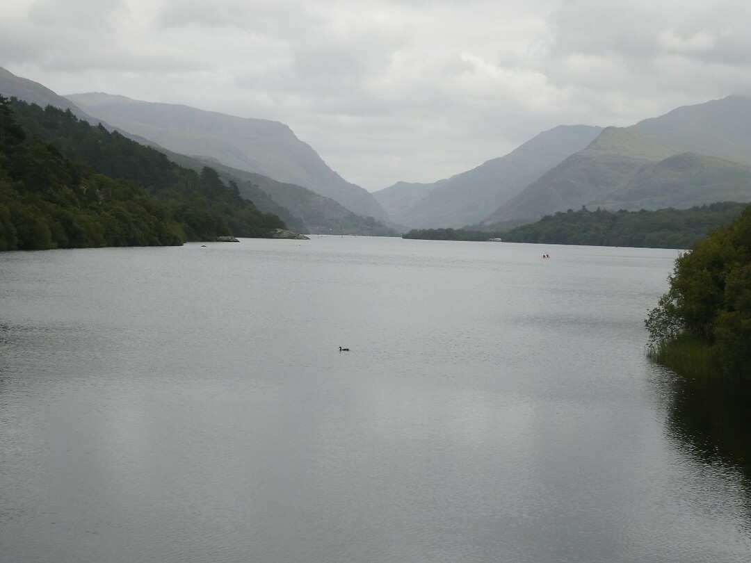 Llyn Padarn: wandeling van Llanrug naar Llanberis