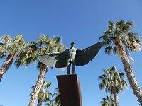 Standbeeld van Icarus in Aguilas