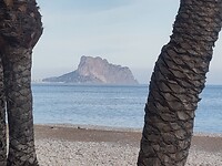 Calpe vanaf strand Altea