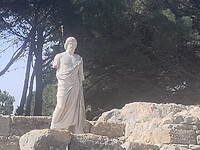 Griekse god van de geneeskunst bij opgravingen Empuries