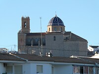 Mooie kerk van Altea overdag