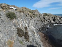 Lunchplek langs kustroute tussen Aguilas en Villaricos (Cala Cristal)