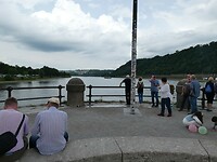 Deutsches Eck: Rijn en Moezel treffen elkaar.