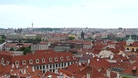 Uitzicht over Praag vanaf de Praagse burchttuinen