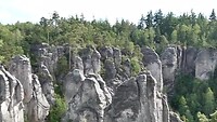 Zandsteenformaties in het Boheems Paradijs
