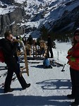 richting de piste