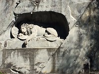 The dying lion