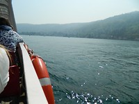 met de boot