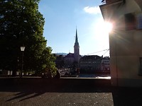 ondergaande zon