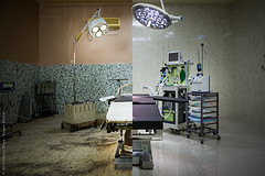 Hopital Be - nieuwe operatie kamer voor en na..