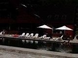 Thermen bij vulkaan