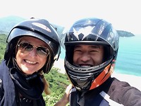 Onderweg van Hue naar Hoi an. Op de motor!