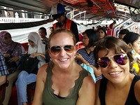 Op de boot in Bangkok