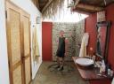 Onder de douche na hardlopen