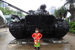 Het war museum in HO CHI MINH