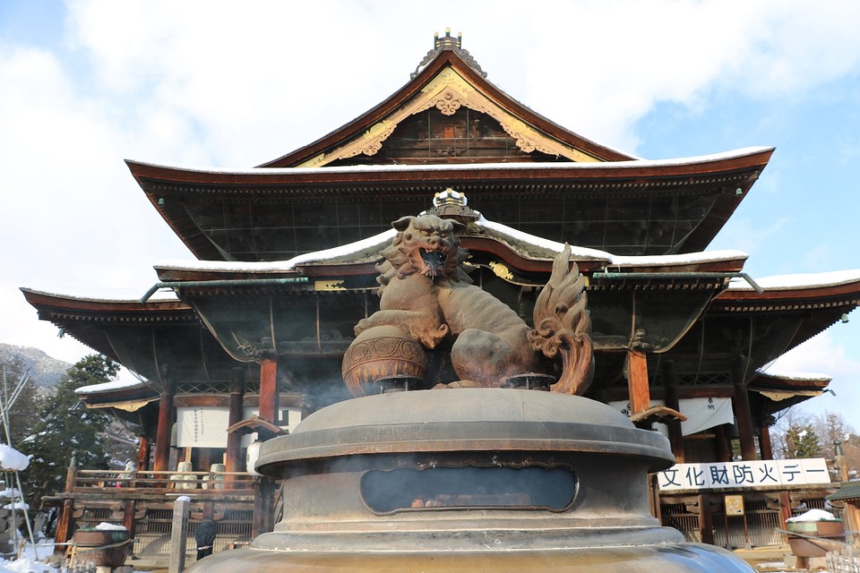 Tempel in Nagano