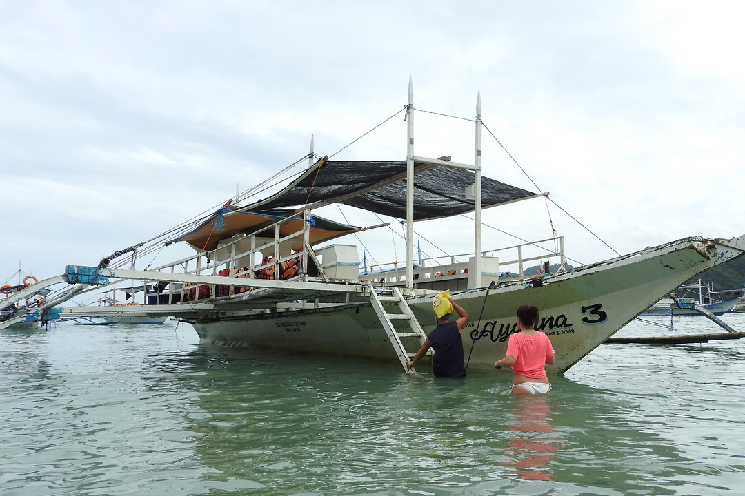 Voor we de boot op gingen