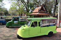 plaatselijk transport in Ayuthaya