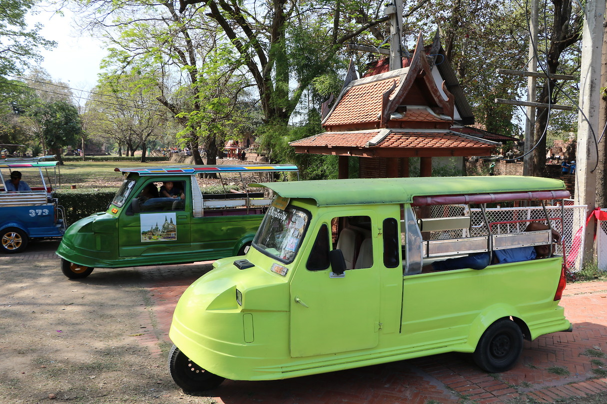 plaatselijk transport in Ayuthaya