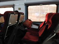 Mijn zitje in de trein