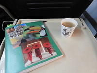 op de trein