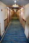 De gang in het cruiseship