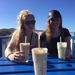 Met Eline bij Guido's restaurant