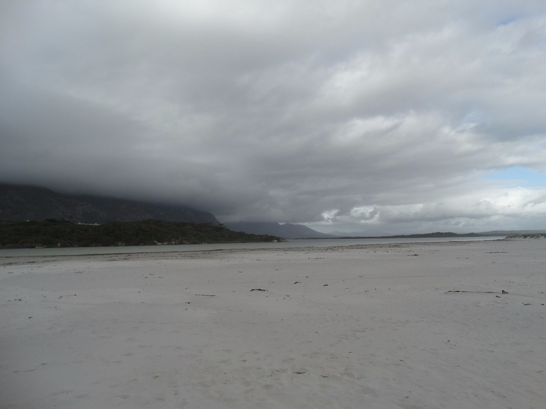 Het strand in Hermanus