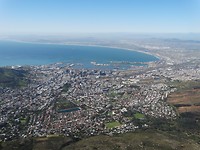 The Table Mountain in Kaapstad