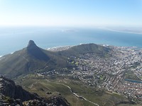 The Table Mountain in Kaapstad