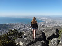 The Table Mountain in Kaapstad