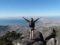 The Table Mountain in Kaapstad