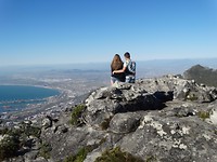 The Table Mountain in Kaapstad