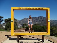 The table mountain in Kaapstad
