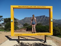 The table mountain in Kaapstad