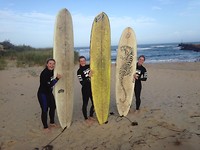 De eerste surfles