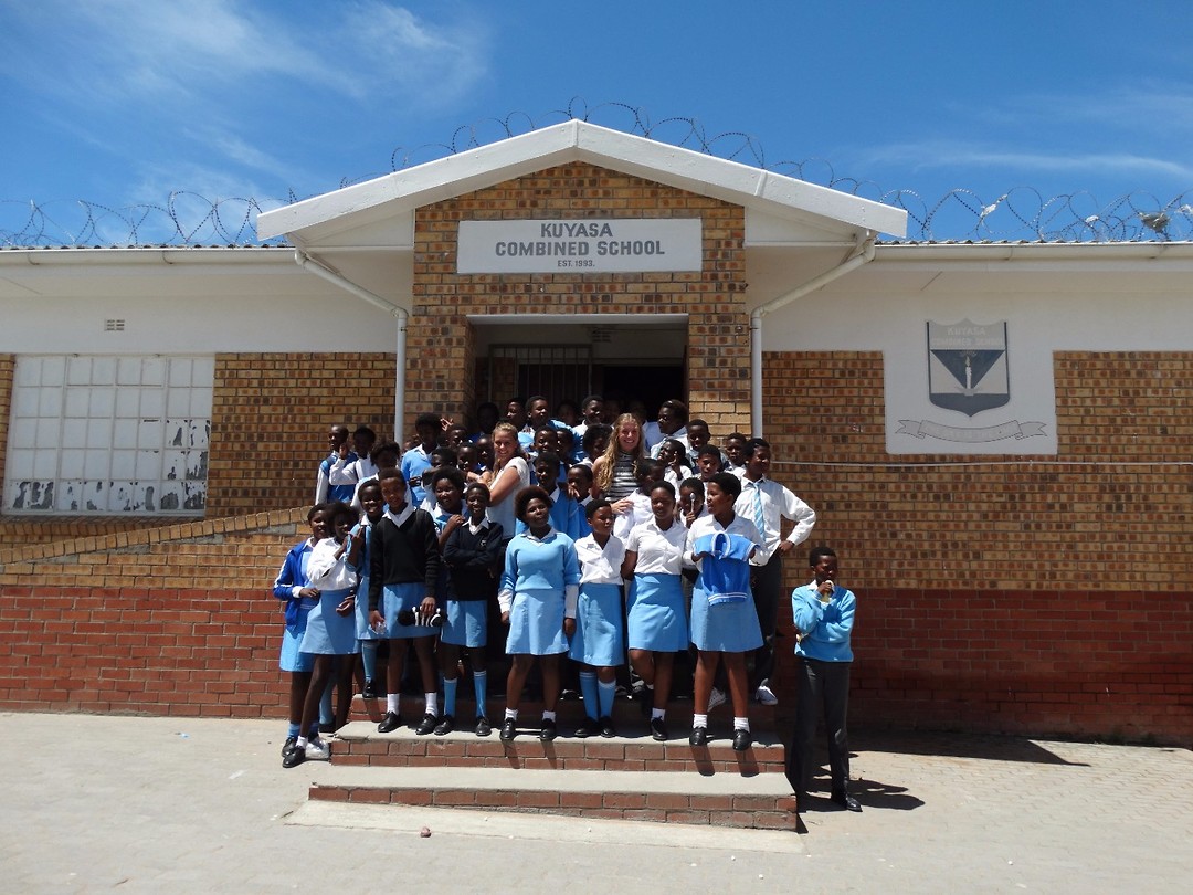 Afscheid van de Kuyasa Combined School Grade 6A