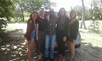 Met Maurice de taxichauffeur!